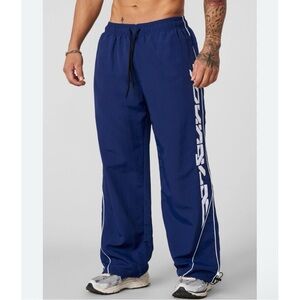 YoungLA Foundation Track Pants 2113 Size Medium Navy Mesh Liner Pockets EUC